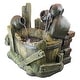 preview thumbnail 4 of 4, Design Toscano Urns and Barrel Cascading Illuminated Garden Fountain, 31 Inch, Faux Wood, Stone and Clay