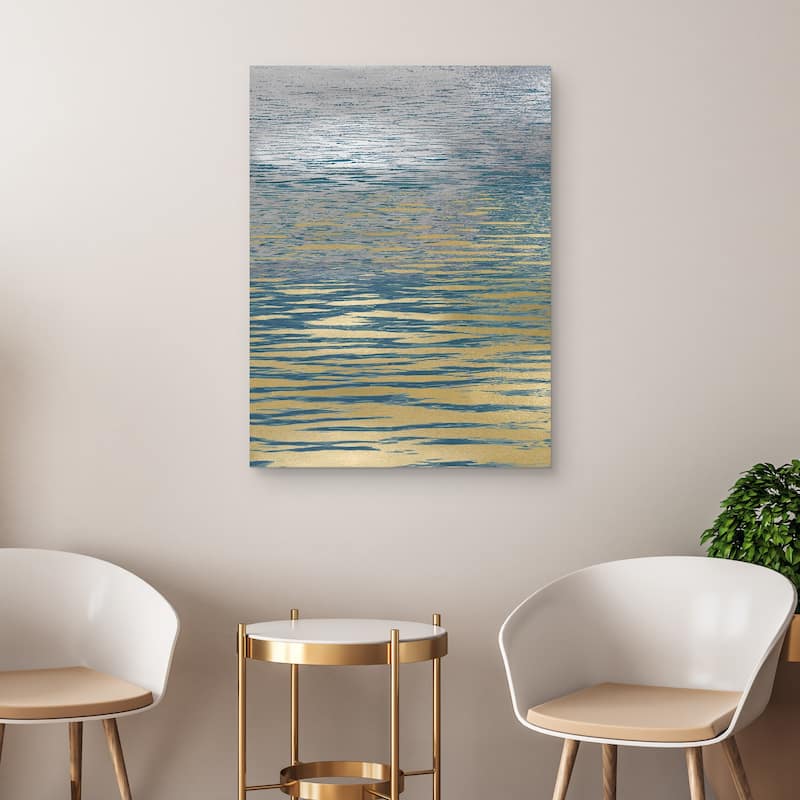 Ocean Current Reflection I by Maggie Olsen Canvas Art Print