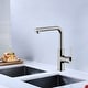 preview thumbnail 5 of 3, Ultra Faucets Hena Collection Single-Handle Kitchen Faucet With Pull-out Spray Brushed Nickel UF13703