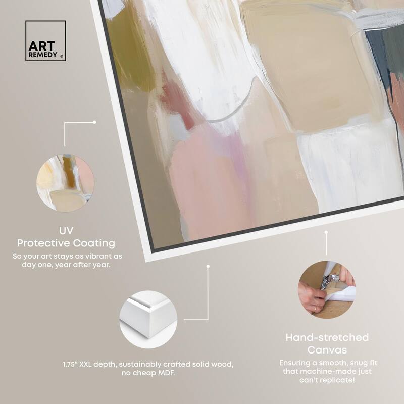 Apricot Cream II Canvas by Art Remedy