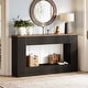 preview thumbnail 31 of 32, Modern Console Table, 55-Inch Wood Entryway Table with Storage