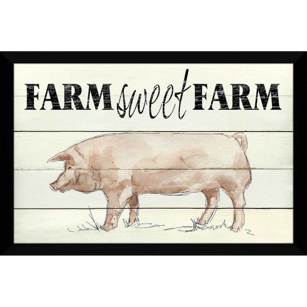 "Farm Sweet Farm" by Carol Robinson Print on Acrylic.