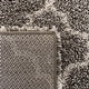 preview thumbnail 5 of 3, SAFAVIEH Hudson Shag Vitchka Glam Trellis 2-inch Area Rug - Grey/Ivory - 4' x 6'