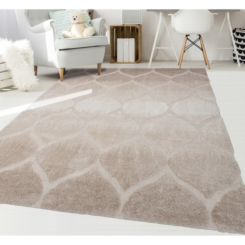 Noori Rug Monaco Theron High-low Trellis Area Rug