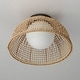 preview thumbnail 6 of 5, Maxim 22470 Cestino 16" Wide Flush Mount Ceiling Fixture