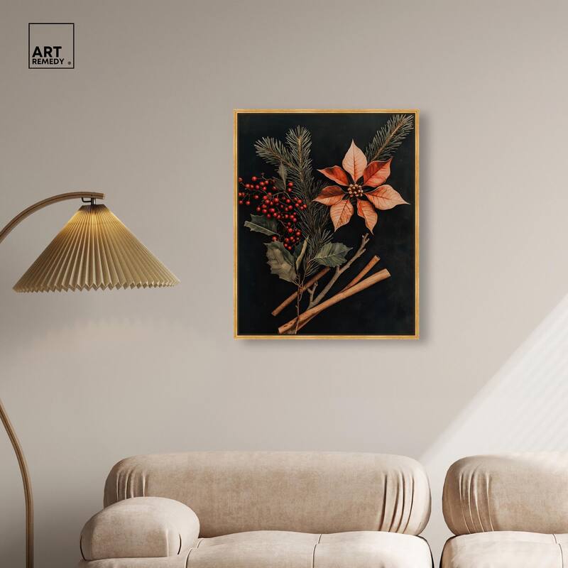 Hearth Flora Canvas by Art Remedy