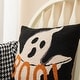 preview thumbnail 5 of 7, Glitzhome 14"L Polyester Halloween Ghost BOO Pillow