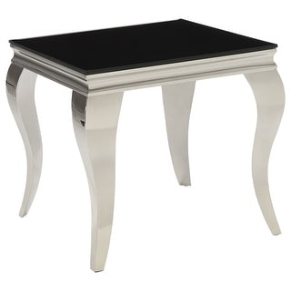 Carone Modern Classics Square End Table Chrome