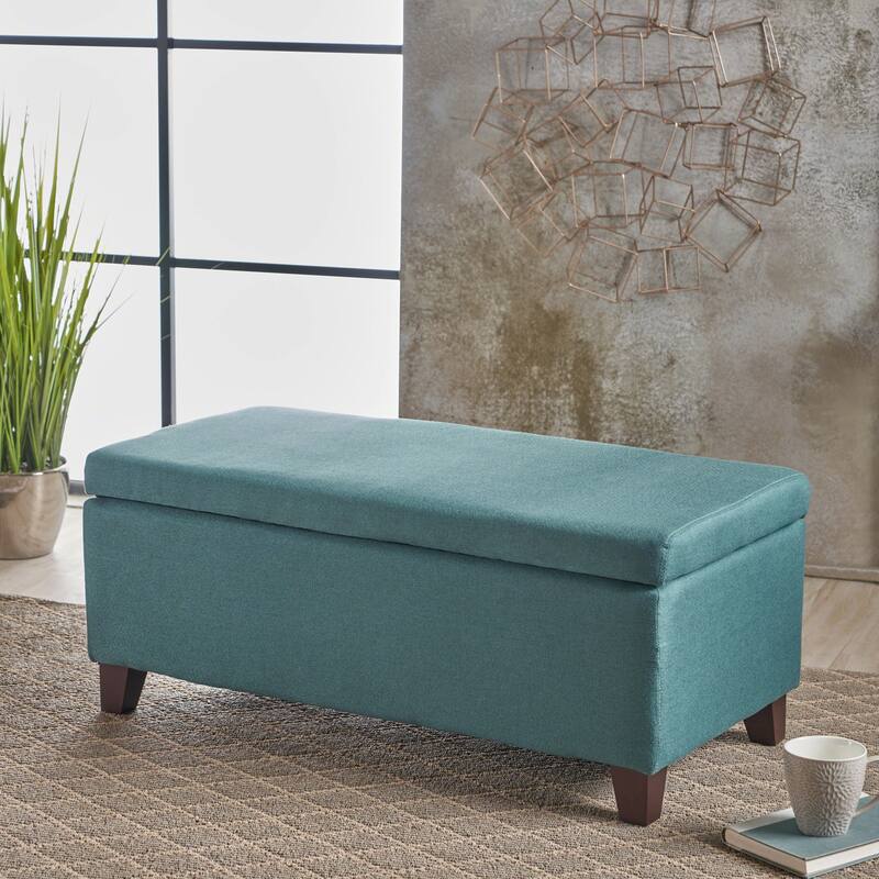 STORAGE Ottoman Comfortable choice, multiple functions, classic design, and cozy corners - Teal