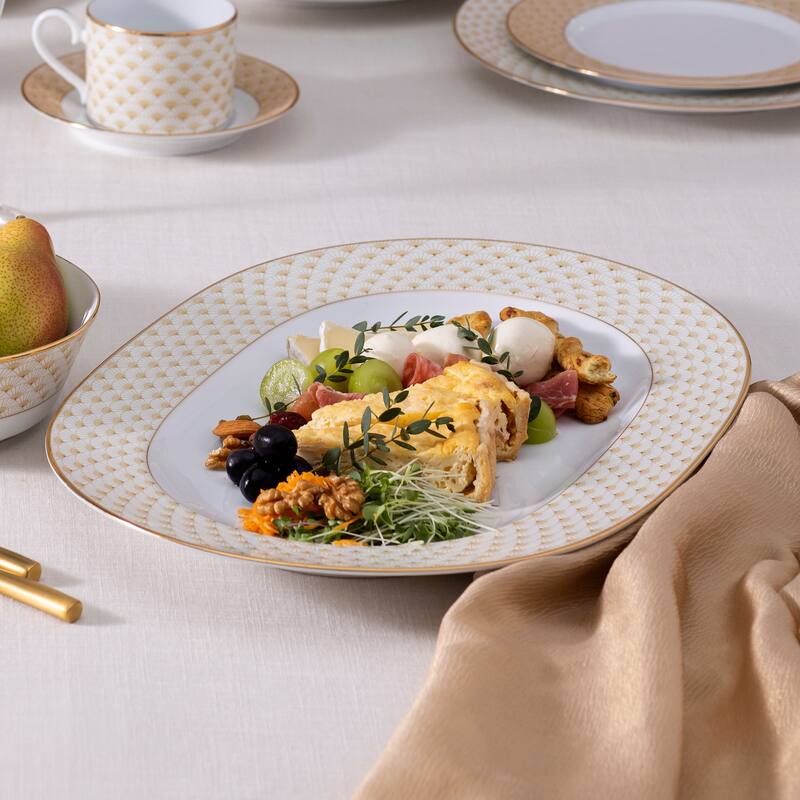Trocadero Gold Oval Platter, 16"