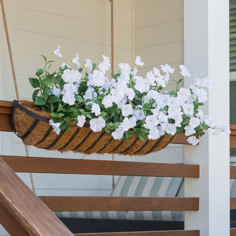 Faux Floral Window Box Filler