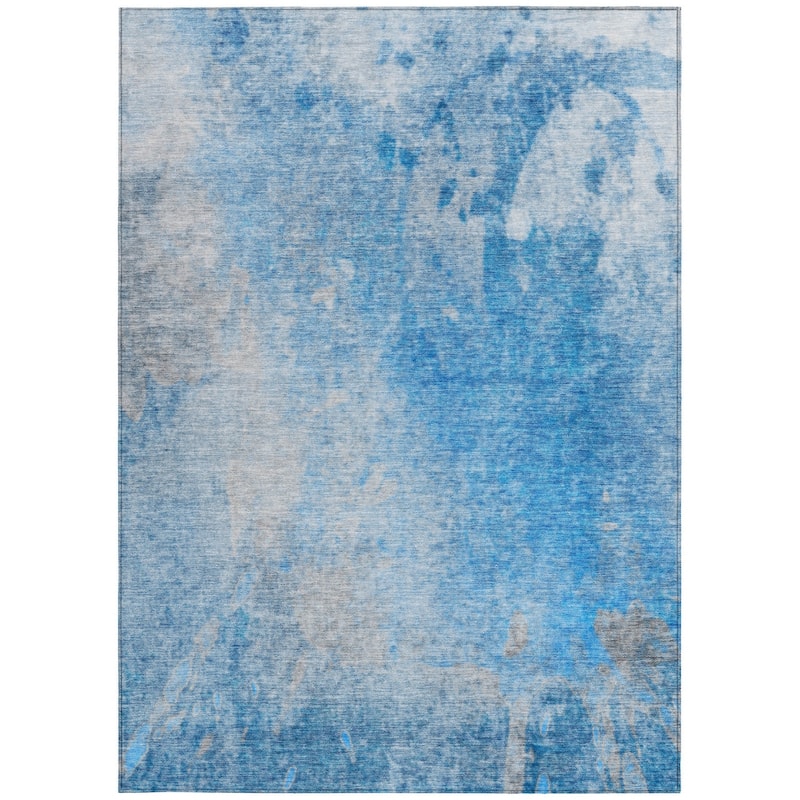 Alto Contemporary Abstract Weather Resistant Timeless Fusion Outdoor Rug
