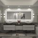 preview thumbnail 33 of 84, Extra Large Black Frame LED Bathroom Vanity Mirror with 3 Years Warranty and UL Certified