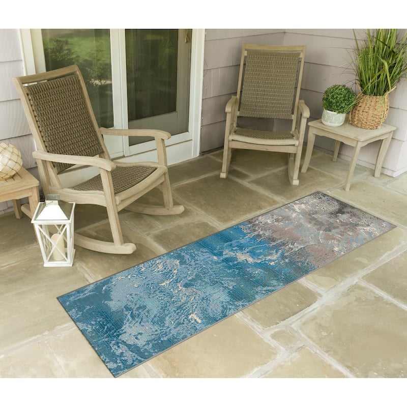 Liora Manne Marina Surf Indoor/Outdoor Rug