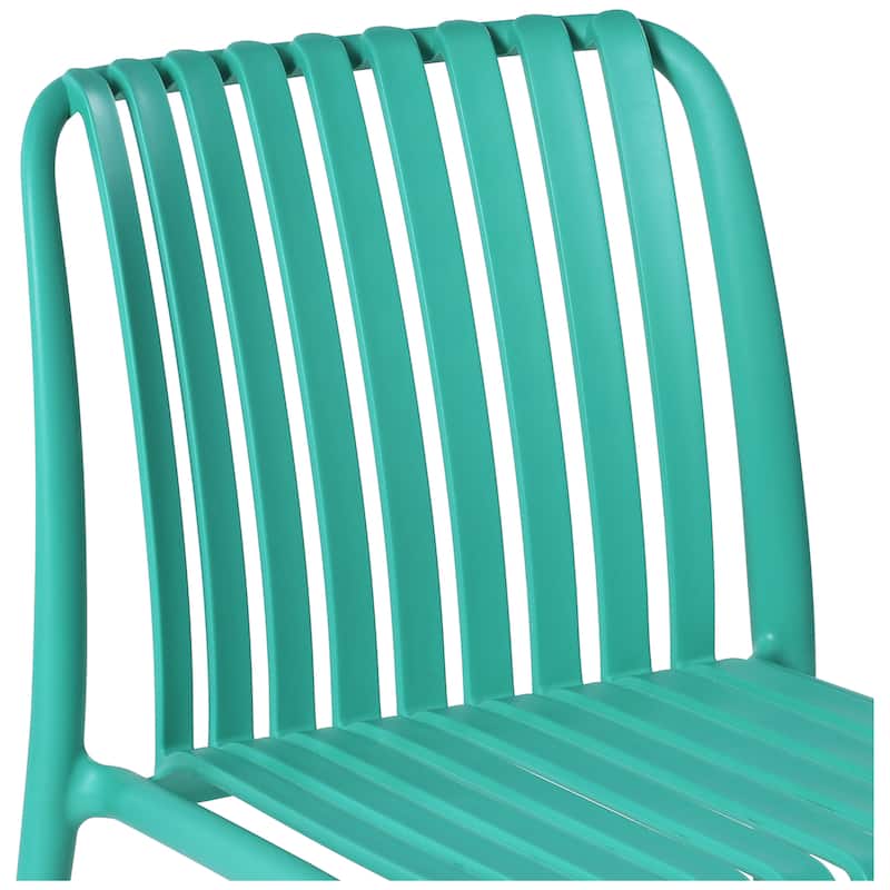 Frond and Form Outdoor Stacking Dining Side Chair (Set of 2)