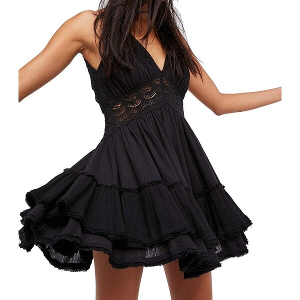 womens black short dress