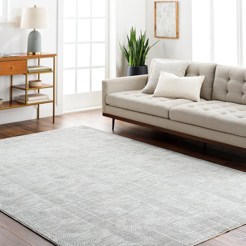 Grayson Moroccan Area Rug - Blue/Gray - 2' 8" x 7' 3"