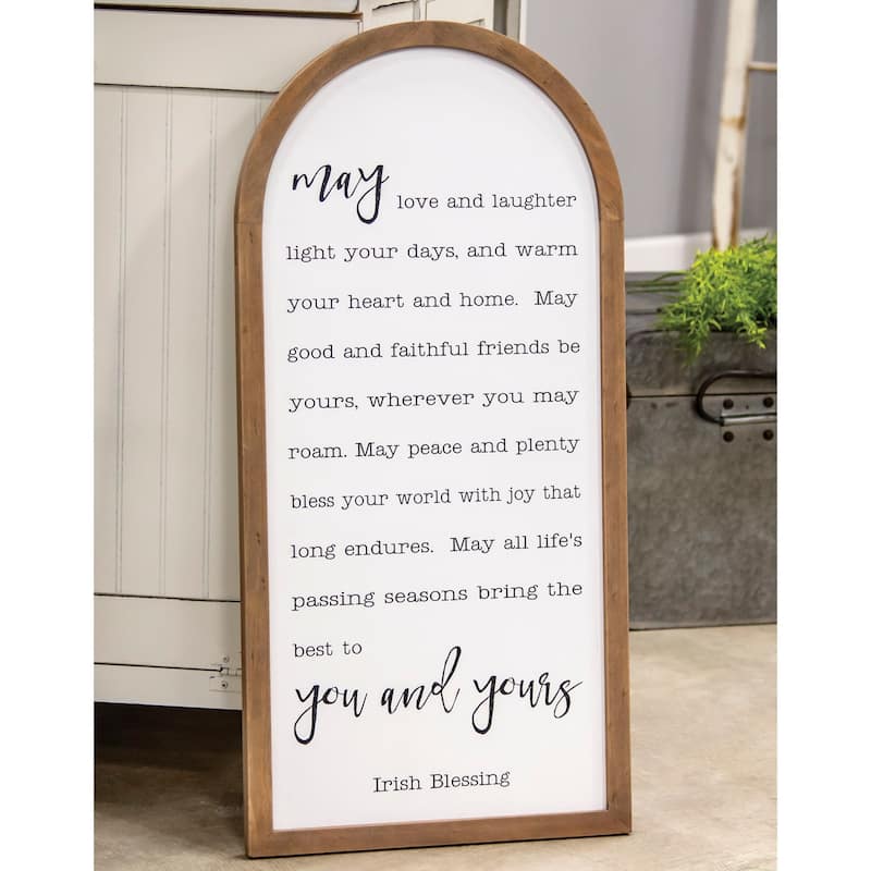 Irish Blessing Arch Sign