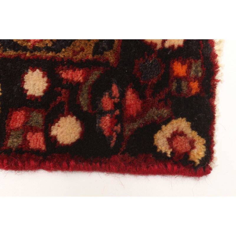 ECARPETGALLERY Hand-knotted Andelz Red Wool Rug - 3'7 x 9'9