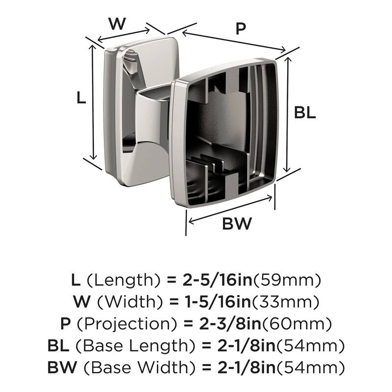 Amerock Revitalize Single Robe Hook