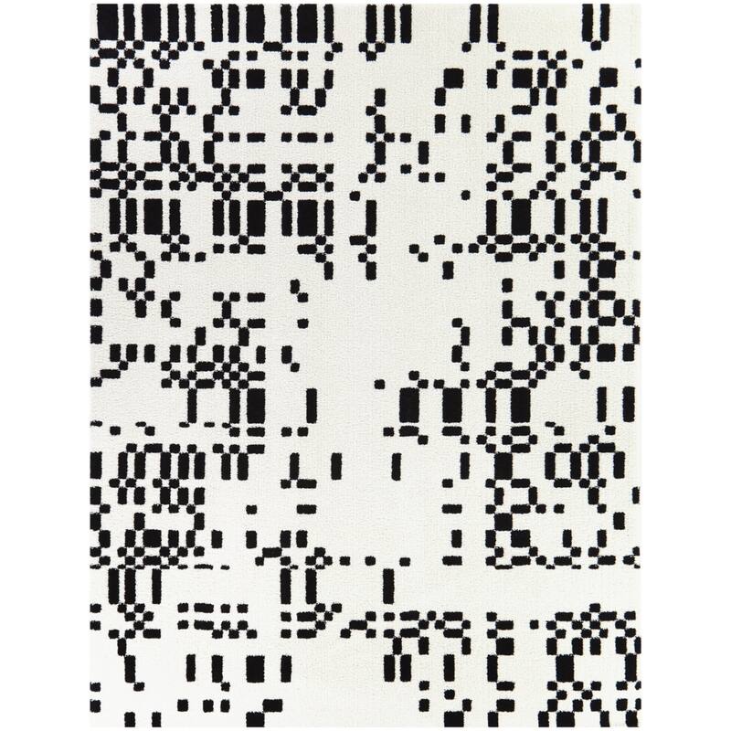 Glitch Modern Abstract Area Rug