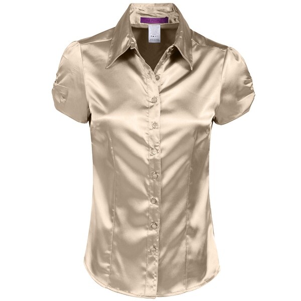 women's satin blouses sale