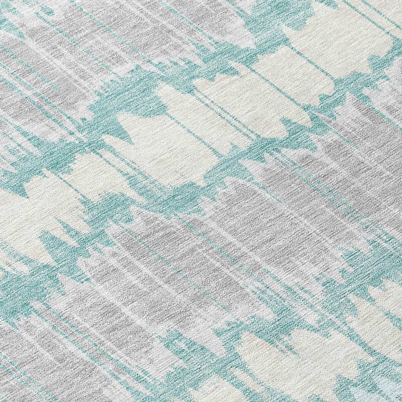Machine Washable Indoor/ Outdoor Chantille Contemporary Ombre Rug