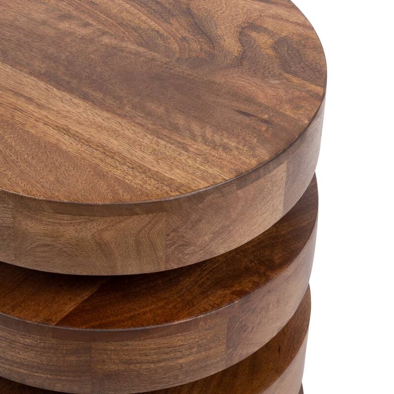 Kate and Laurel Omar Round Side Table