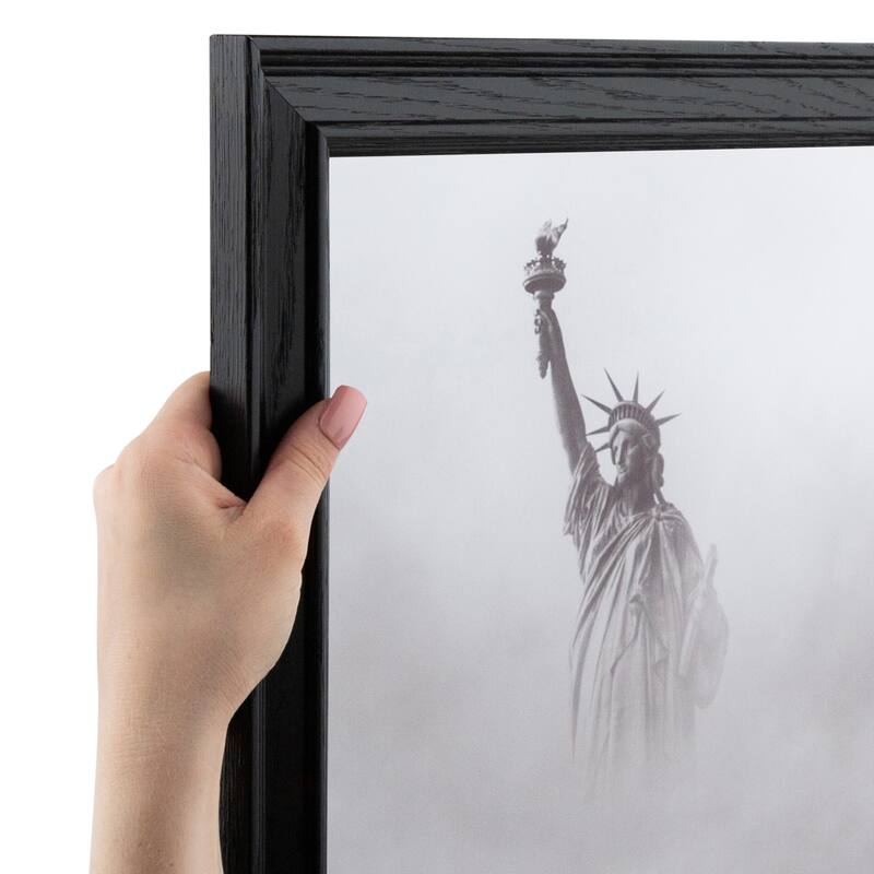 ArtToFrames Solwood 14x20 Inch Picture Frame, 1.50 Inch Wood Poster Frame Available in Multiple Colors (78238-14x20) - Black Stain - 14x20