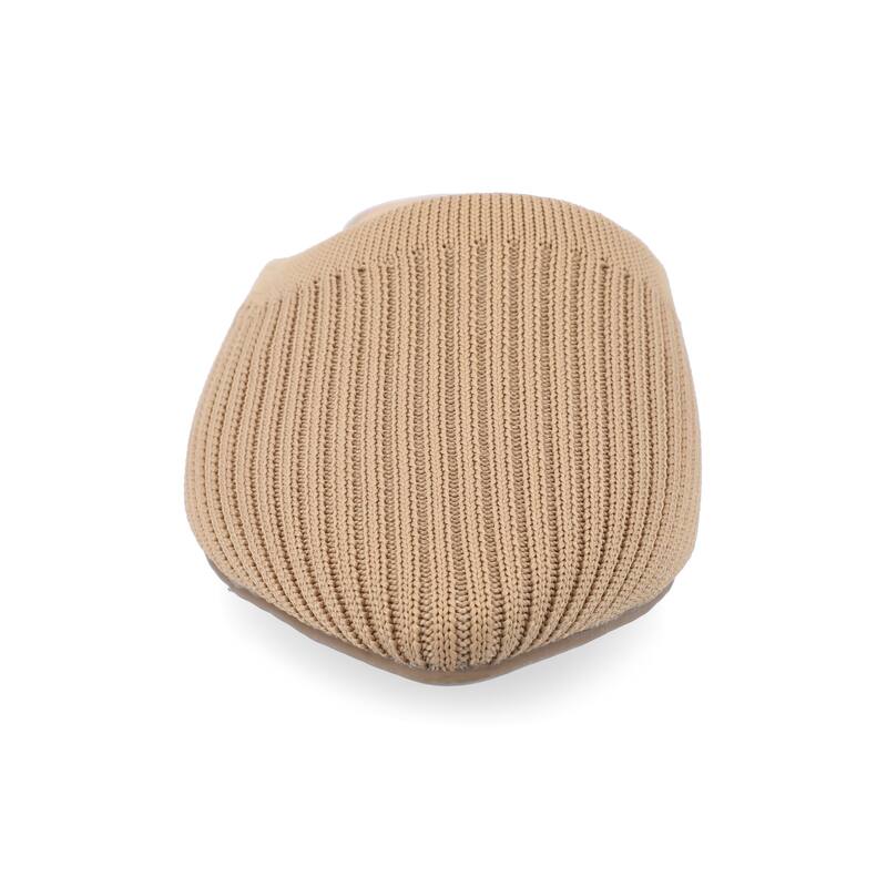 Journee Collection Women's Medium and Wide Width Aniee Slip On Almond Toe Mule Flats - Tan - Wide - 7.5