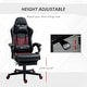 preview thumbnail 13 of 25, Vinsetto Gaming Chair Racing Style Office Ergonomic Chair Adjustable Height Swivel Recliner High Back PC Computer Desk Chair
