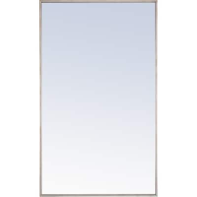 Elegant Lighting Eternity 40"x 24" Rectangular Metal Framed Wall