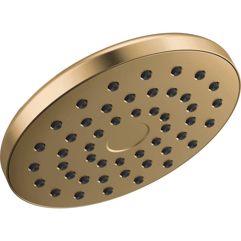Delta 52101-25 PivotPro 2.5 GPM Single Function Raincan Shower Head - Lumicoat Stainless - Lumicoat Champagne Bronze