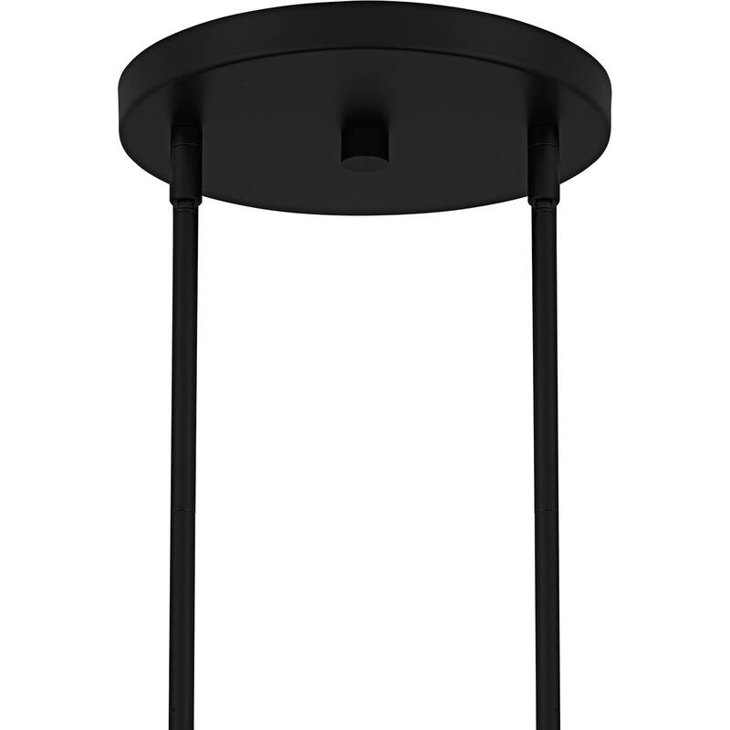 Viscount 9-Light Matte Black Chandelier