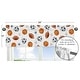 preview thumbnail 5 of 4, Sweet Jojo Designs Sports Theme Boy Window Curtain Valance Watercolor Vintage Soccer Balls Football Baseball Basketball Stars