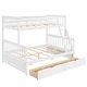 preview thumbnail 21 of 31, Wooden Frame Bunk Bed with Ladders and 2 Storage Drawers