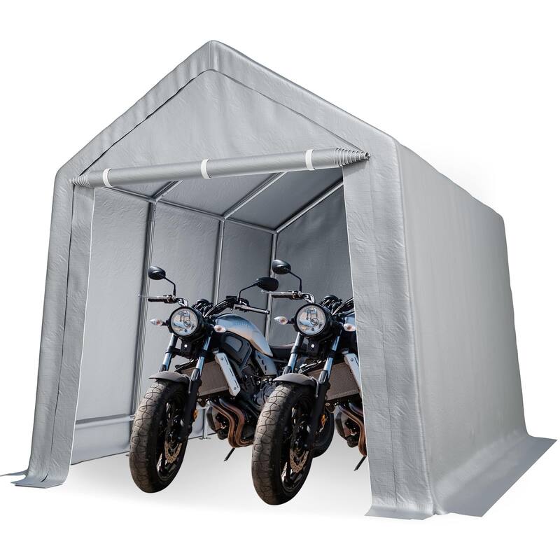Outdoor Storage Shelter Shed - 10x15 Ft