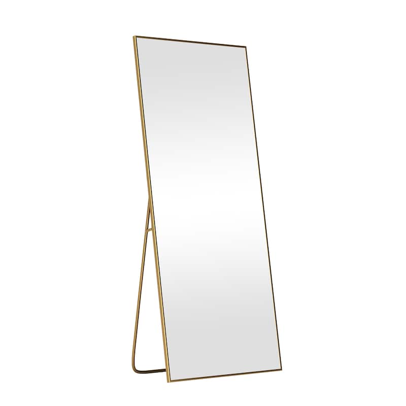Modern Oversized Aluminum Alloy Full-Length Floor Mirror - 75*38