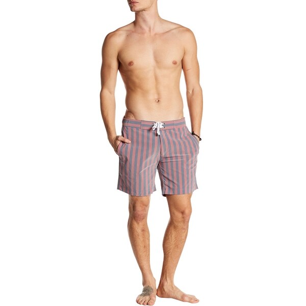 vertical striped swim trunks