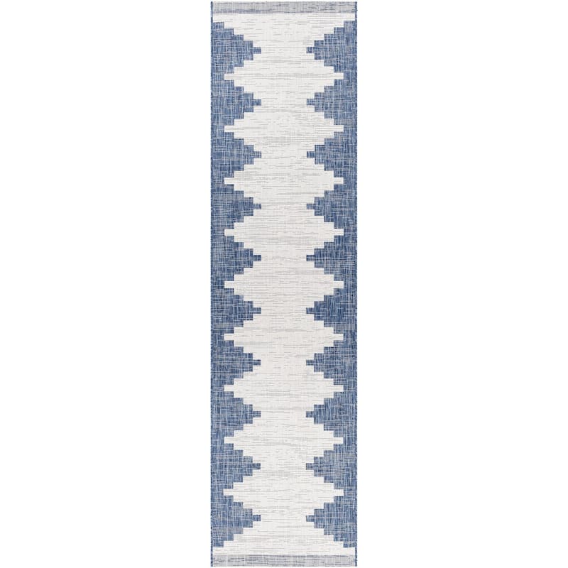 Livabliss Eagean Bohemian Diamond Indoor / OutdoorArea Rug