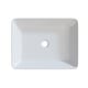 preview thumbnail 7 of 9, Lyra Bench Mount Ceramic Rectangular Vessel Bathroom Sink