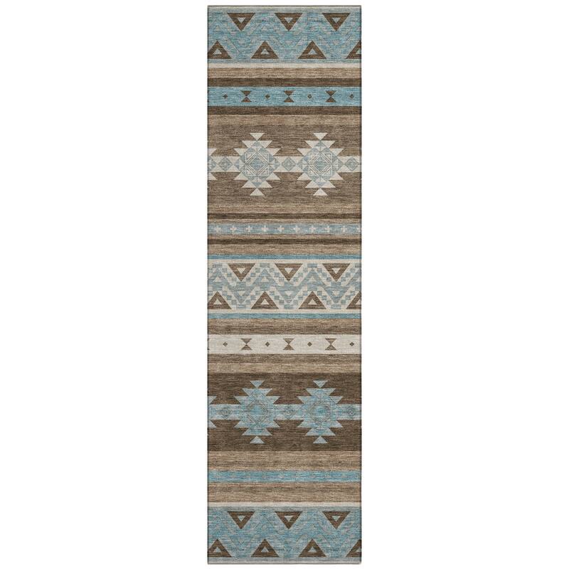 Machine Washable Indoor/ Outdoor Global Heston Chantille Rug