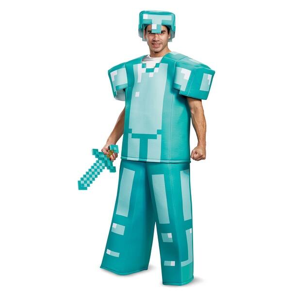 Shop Adult Minecraft Prestige Armor Halloween Costume Standard One Size Overstock 22968269