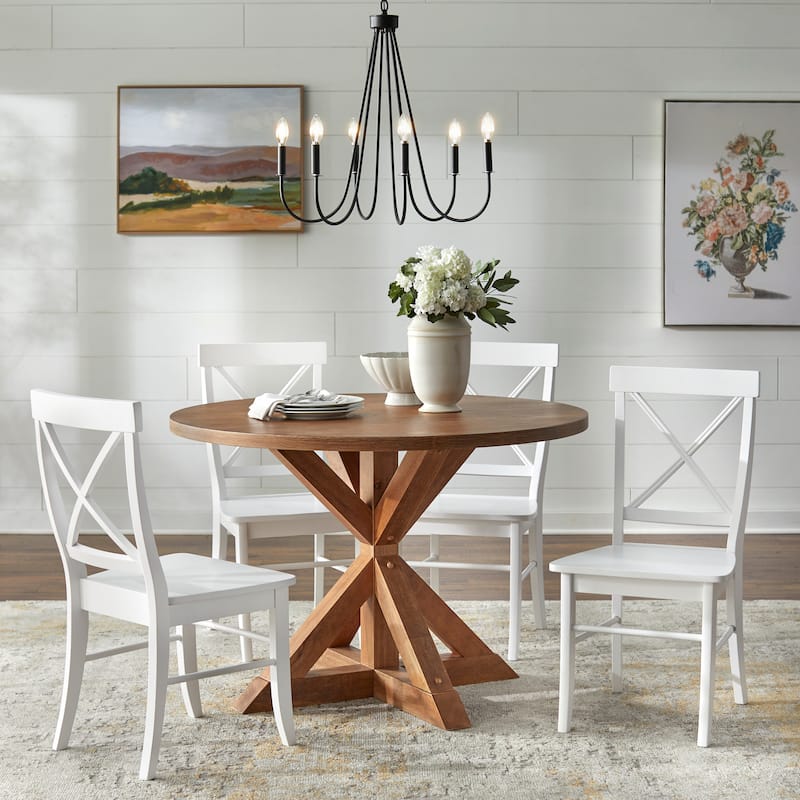 Simple Living Ellington 5-piece Dining Set - White