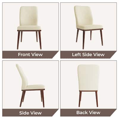 Gothic Inspired Dining Chairs, Solid Wood Frame with Padded Upholstered Seat - Medieval Style for Dining Room