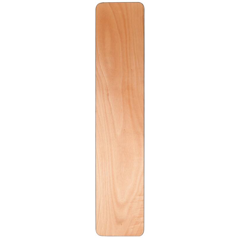 Natural Wood Folding Table - 18"W x 96"D x 30.25"H - 18"W x 96"D x 30.25"H