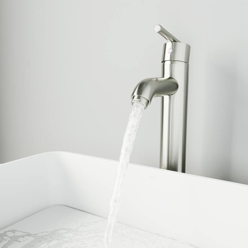 VIGO Seville 13" H Single Handle Single Hole Bathroom Vessel Faucet