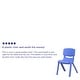 preview thumbnail 30 of 47, 4 Pack Plastic Stack School Chair with 12" Seat Height - Kids Chair