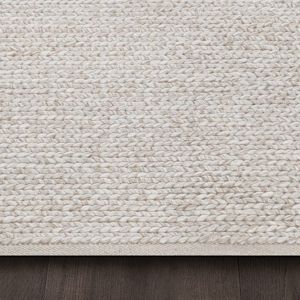 Ben Soleimani Performance Braided New Zealand Wool Hand Woven Rug.
