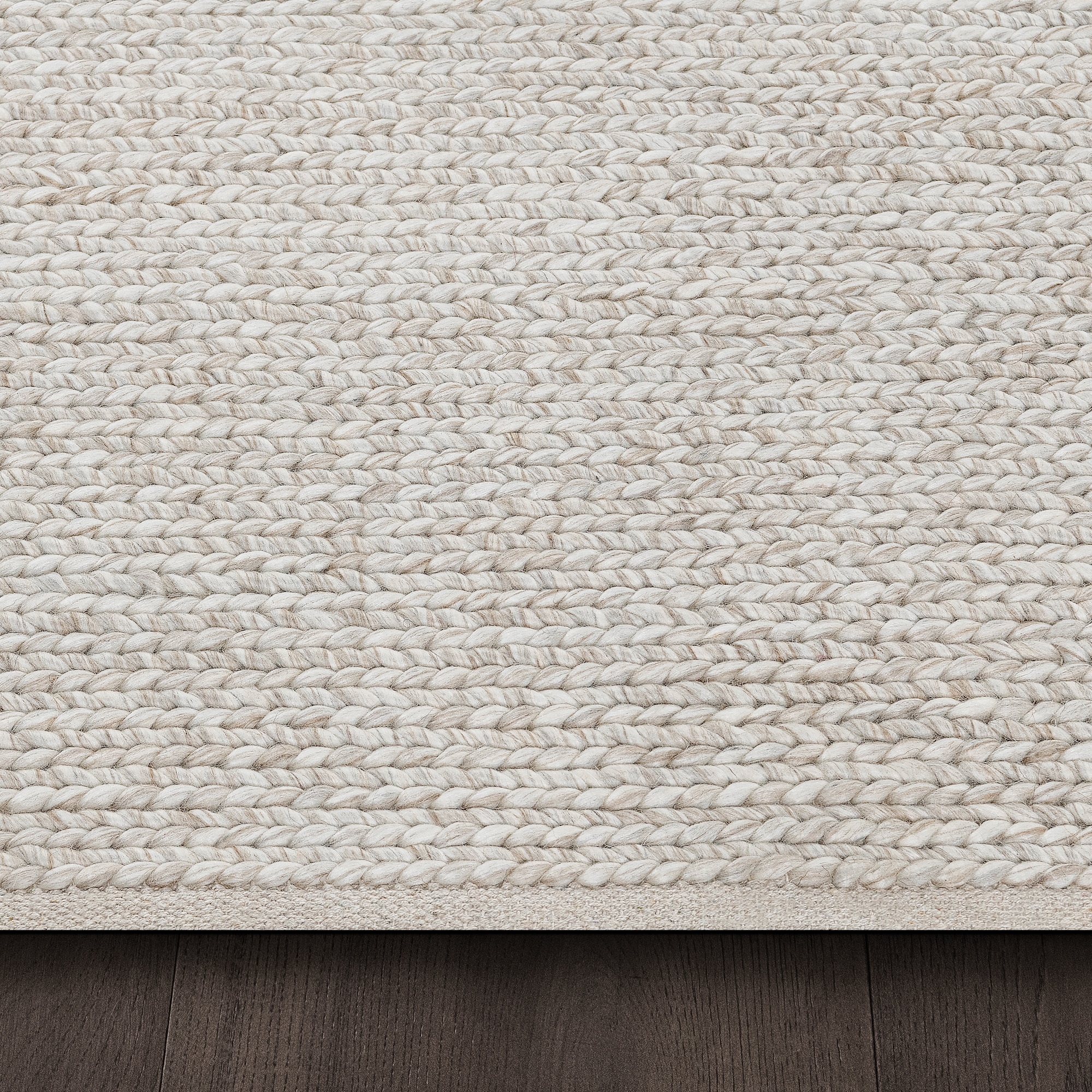 Ben Soleimani Performance Braided New Zealand Wool Hand Woven Rug.